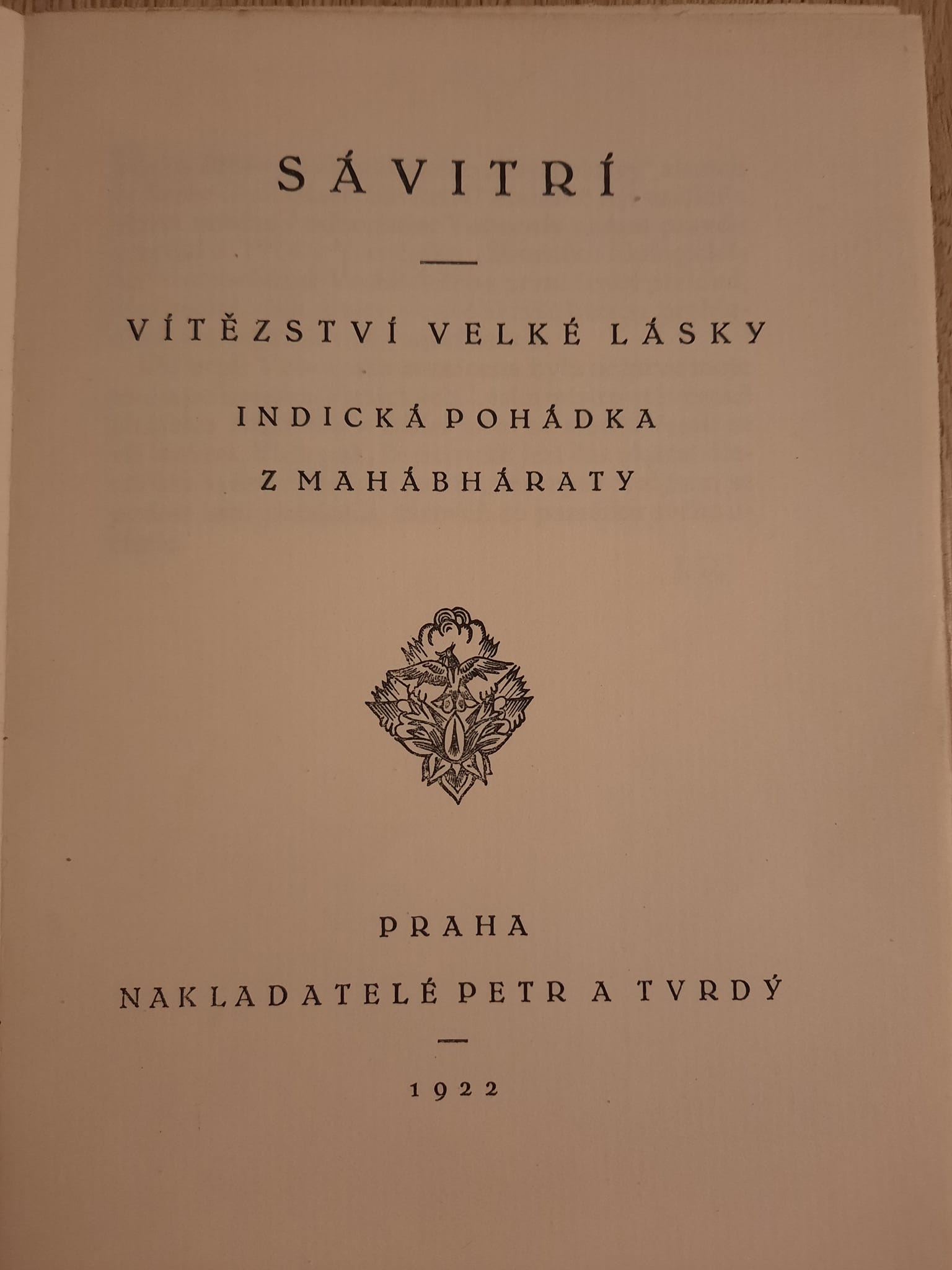 Vítězství velké lásky, indická pohádka z Mahábháraty, NÁKLAD 1000KS!