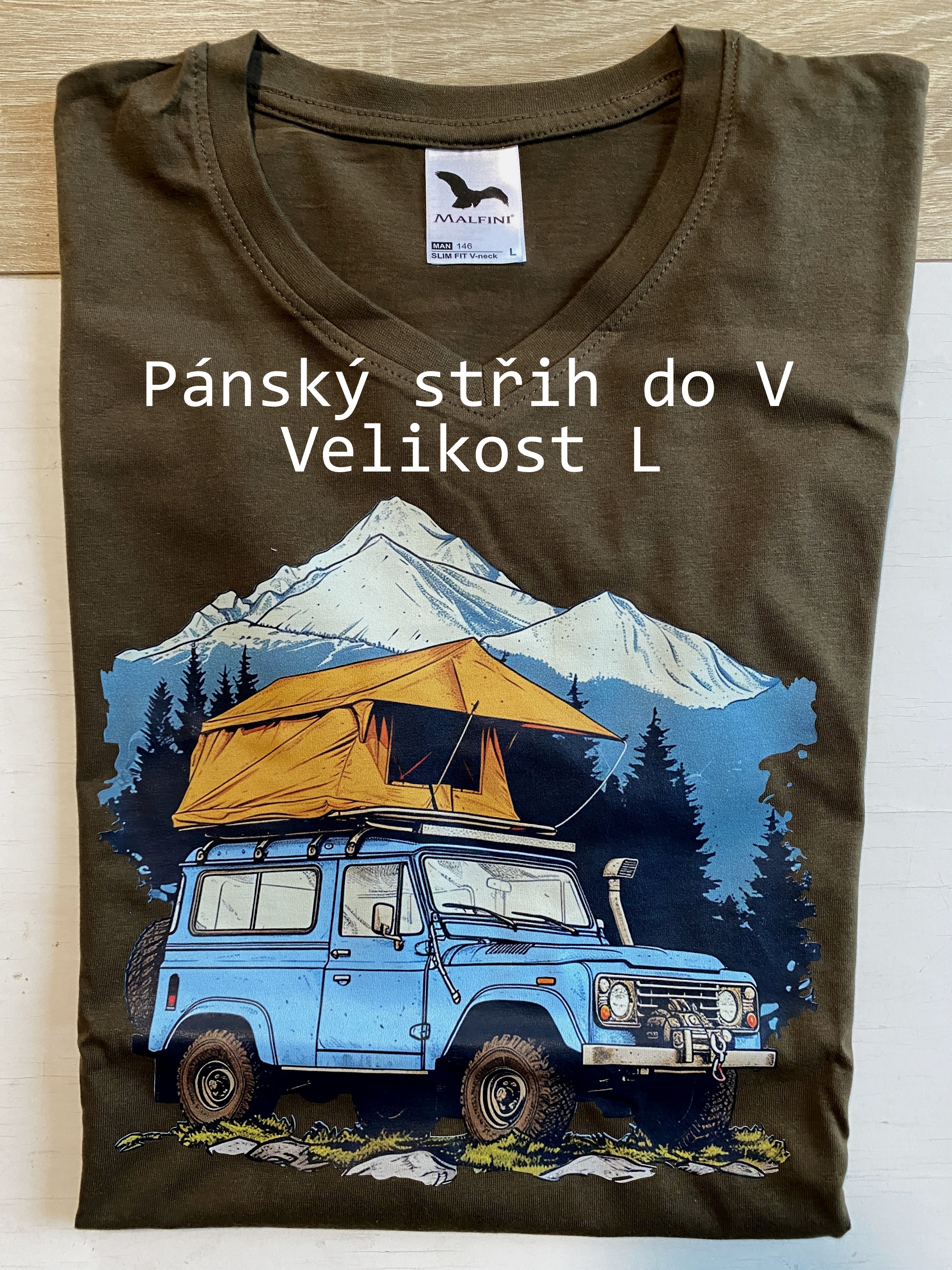 Pánské tričko V-neck