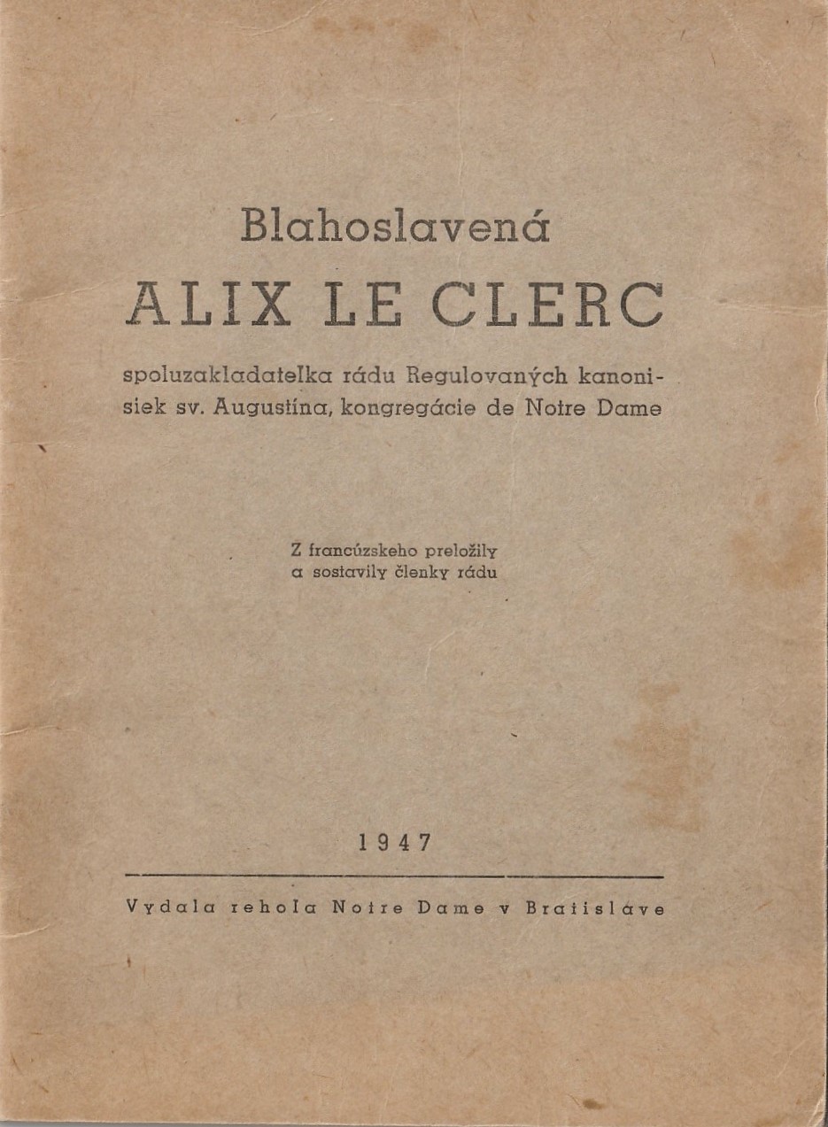 Blahoslavená Alix Le Clerc