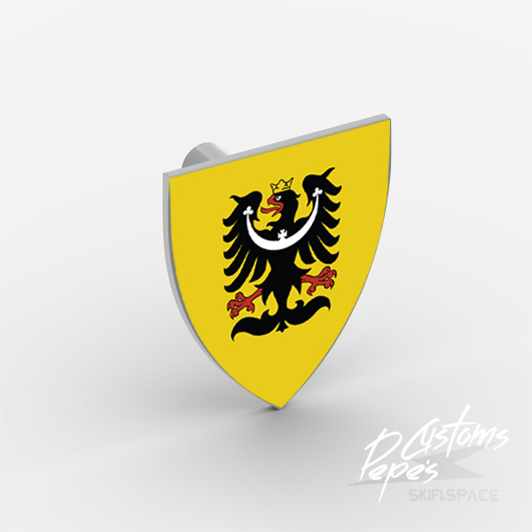 Shield triangular 11 - Silesia yellow