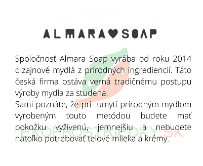 Dizajnové prírodné mydlo, Almara Soap WILD ROSE, 100 g