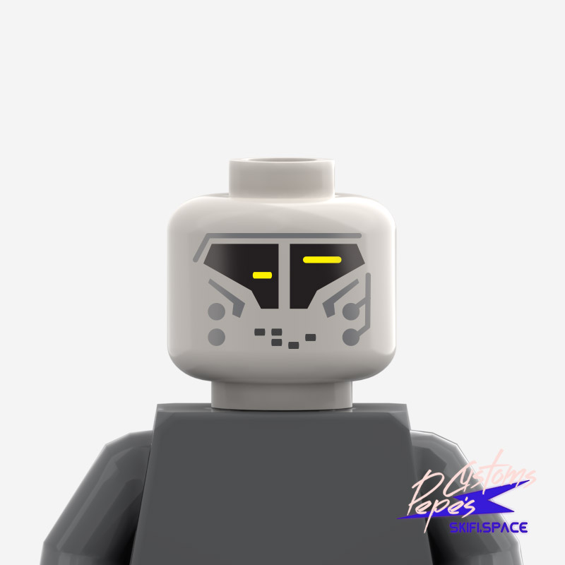 HEAD 9 - Blacktron 2 droid