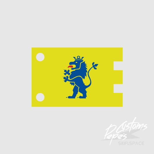 FLAG doublesided 5 (lion) YELLOW