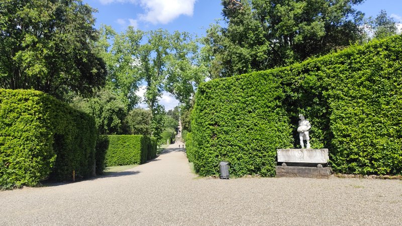 Pohľad do parku od Porta Romana