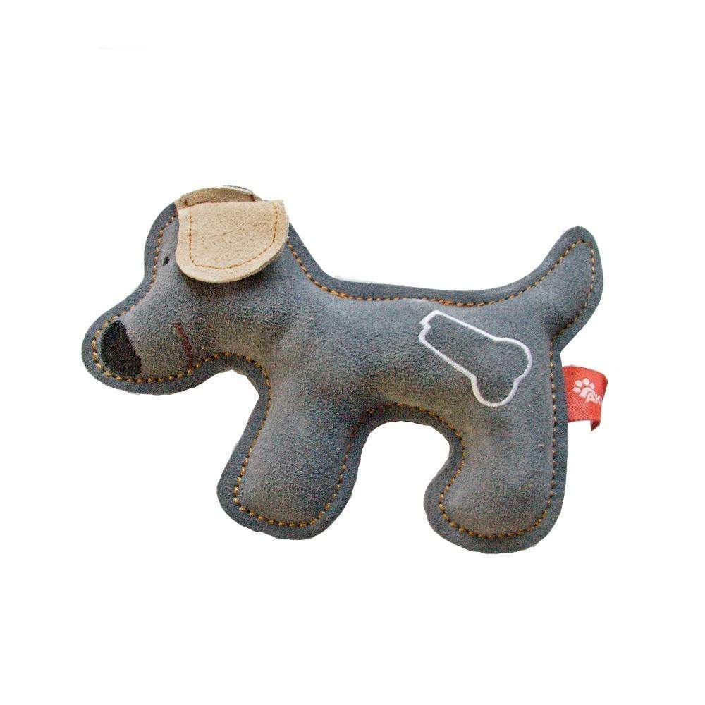Kožená hračka Premium vďaka voňavému prírodnému materiálu vyzýva psíka k zábavnej hre.
