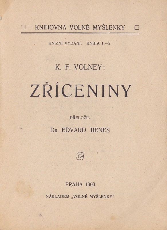 Volney K.F. - Zříceniny