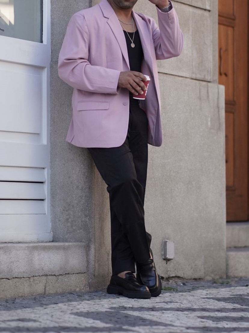Suit Jacket - Pink