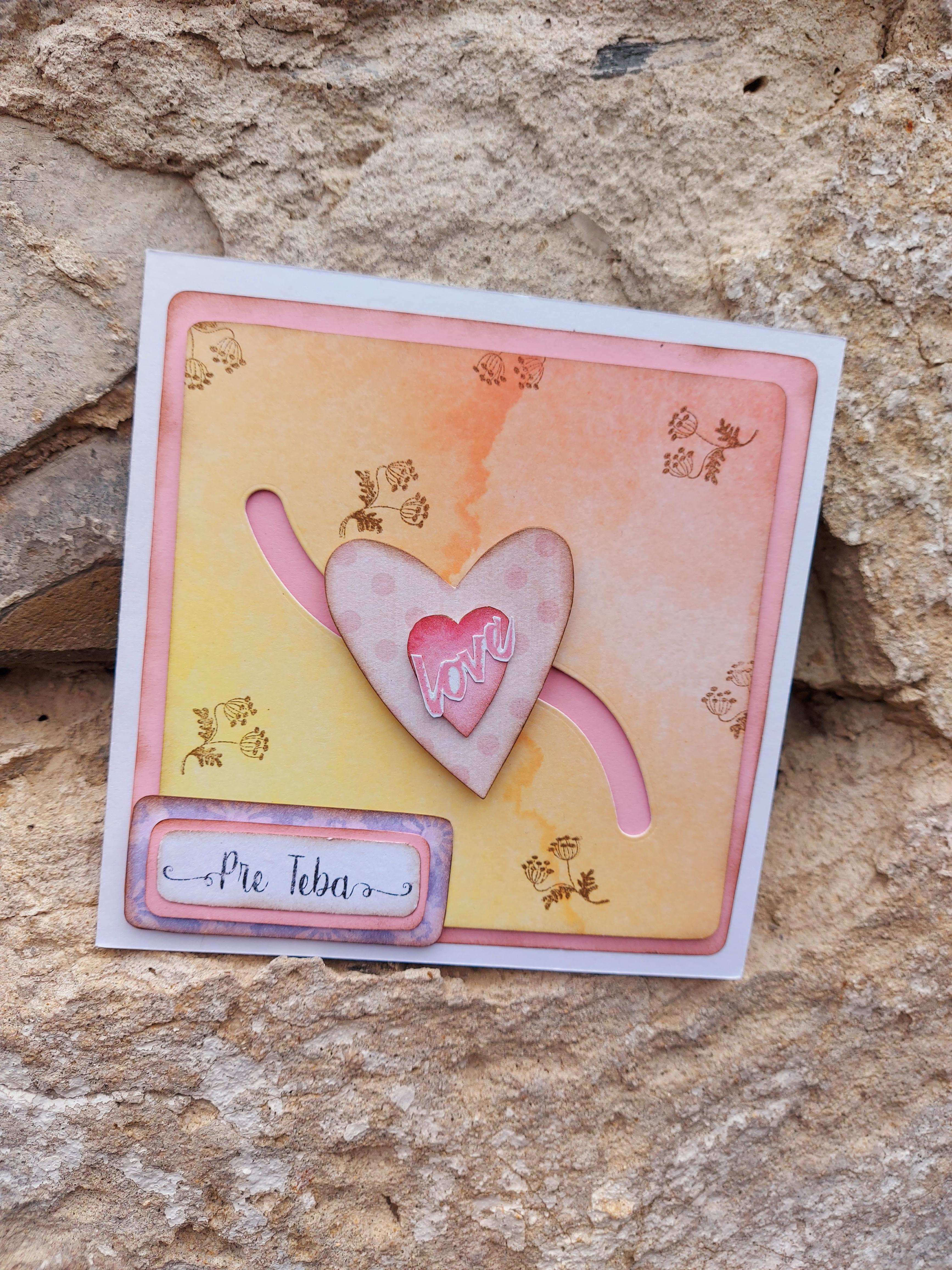 Valentínska pohľadnica- pohyblivé srdce