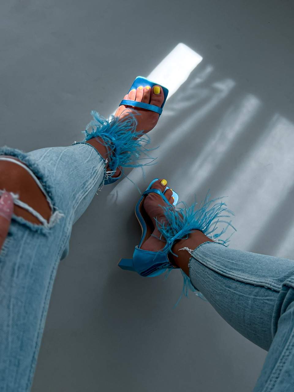 Modré sandále BLOZZ