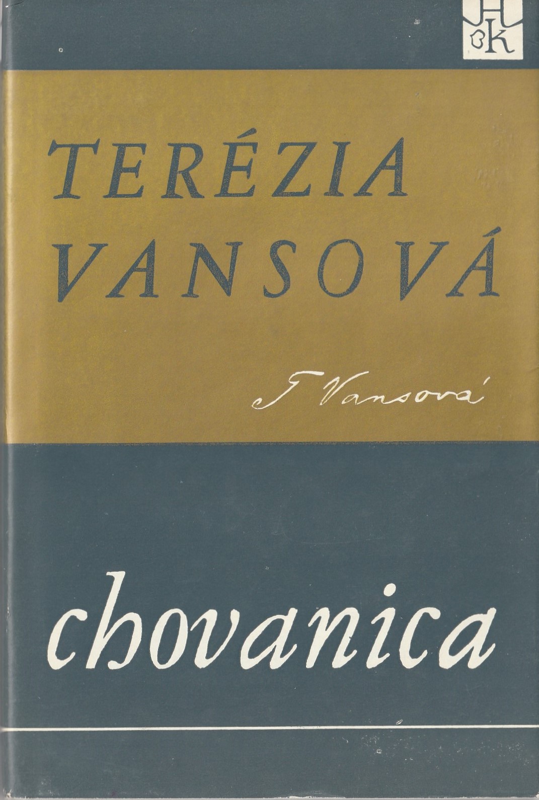 Vansová Terézia - Chovanica