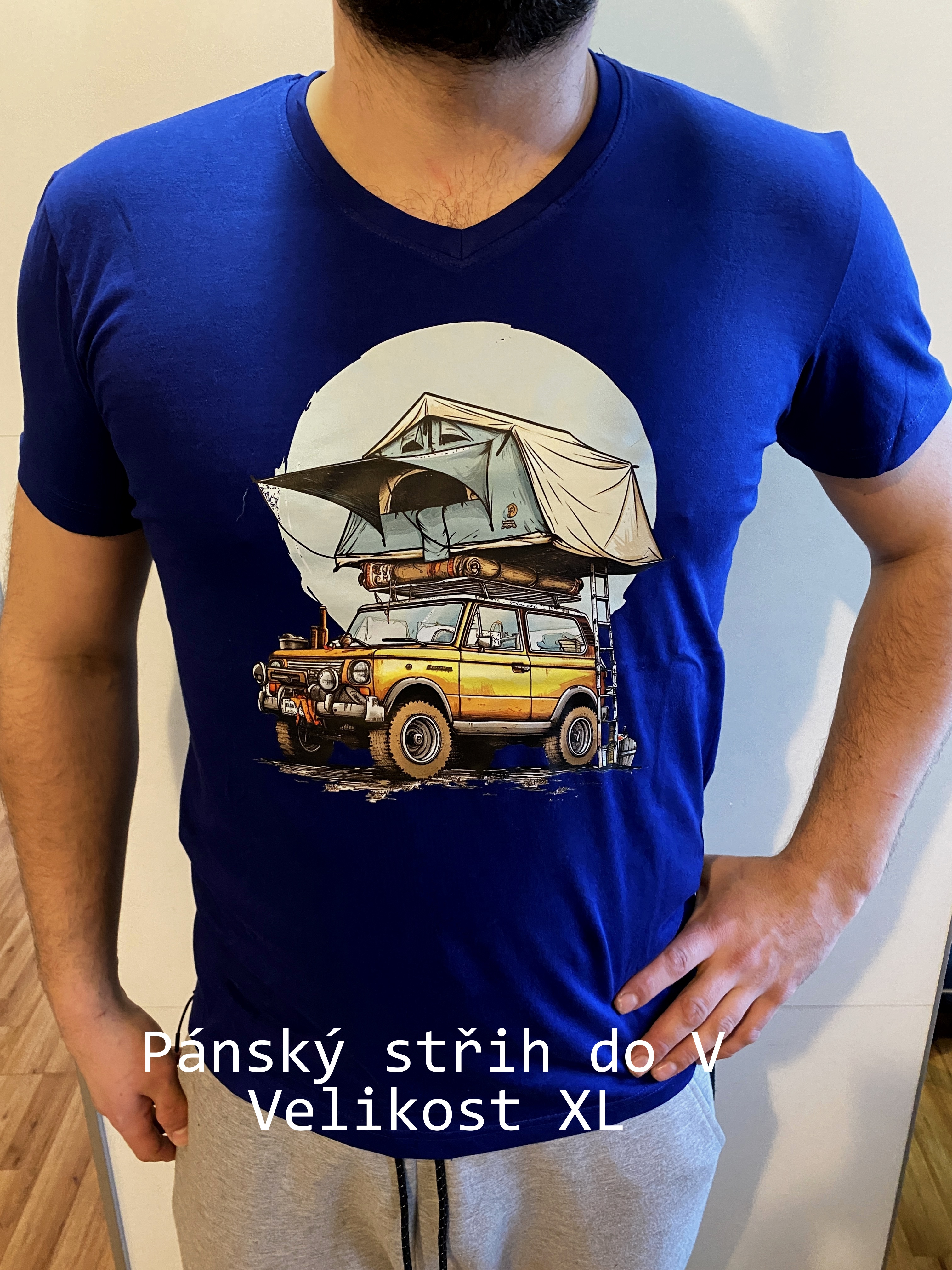 Pánské tričko V-neck