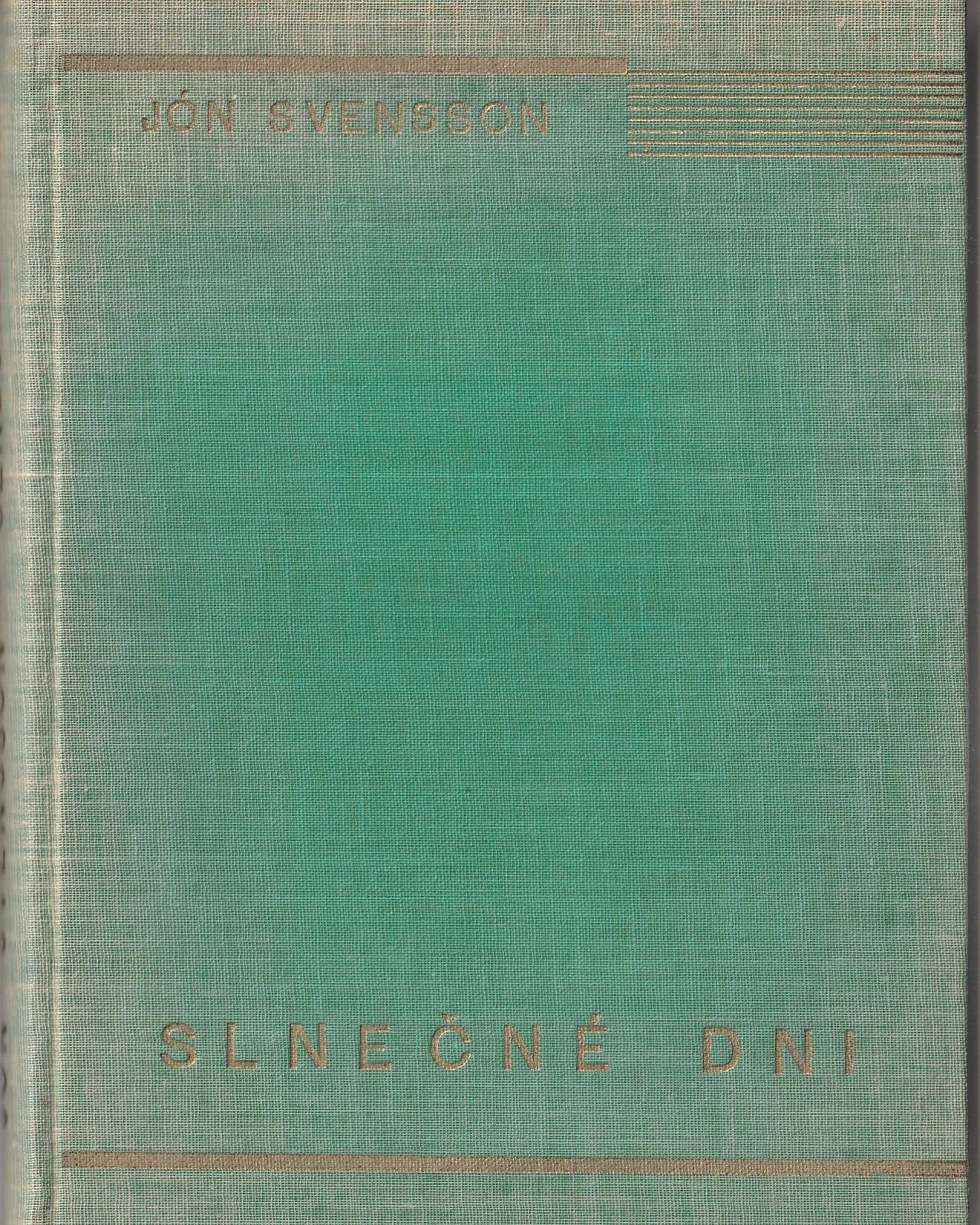 Svensson Jón - Slnečné dni