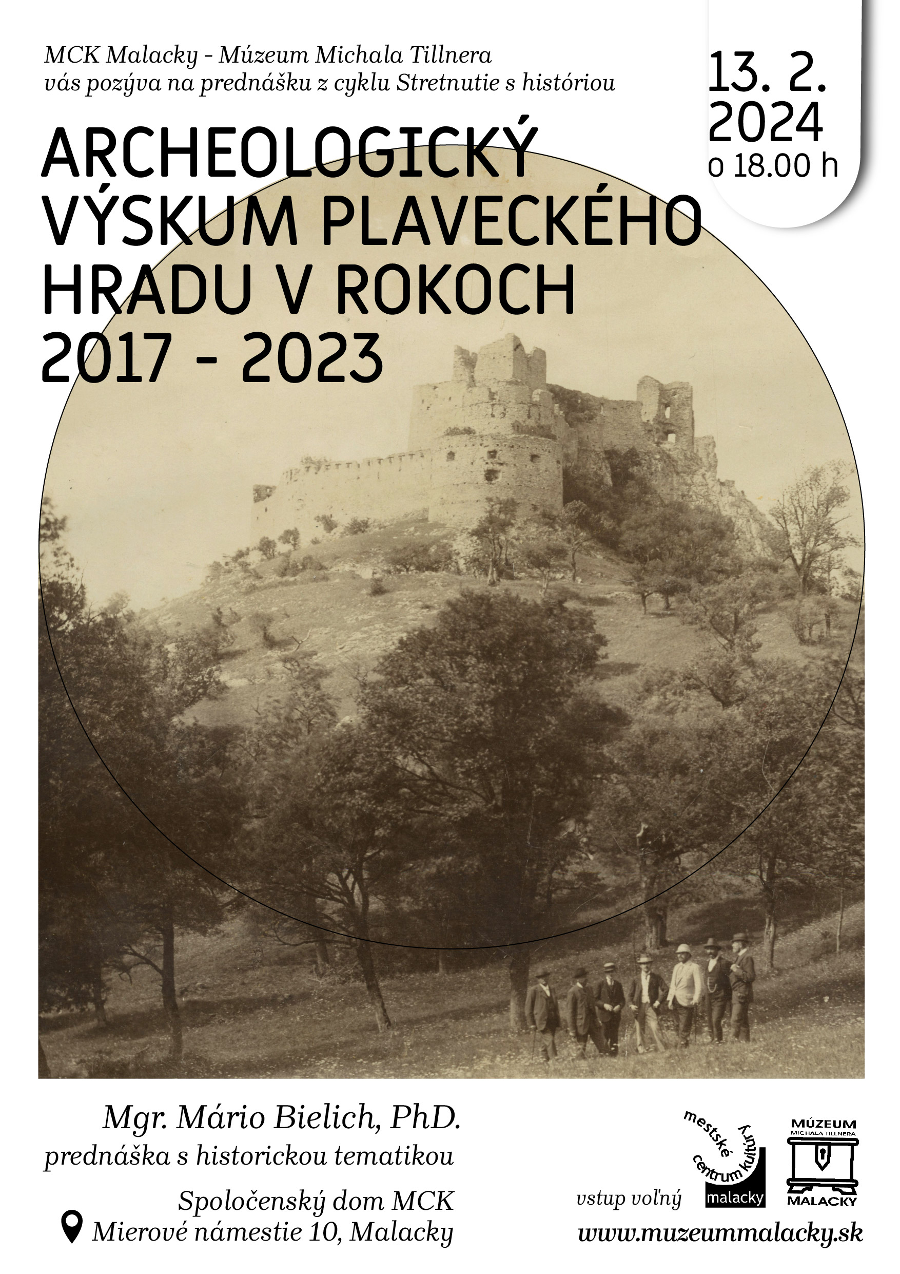13. 2. Archeologický výskum Plaveckého hradu v rokoch 2017 - 2023