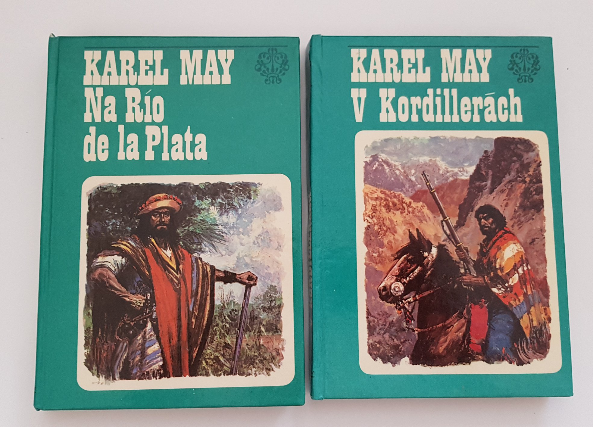 Na Rio de la Plata, Olympia, Praha, 1973, il. Gustav Krum
V Kordillerách, Olympia, Praha,1975, il. G