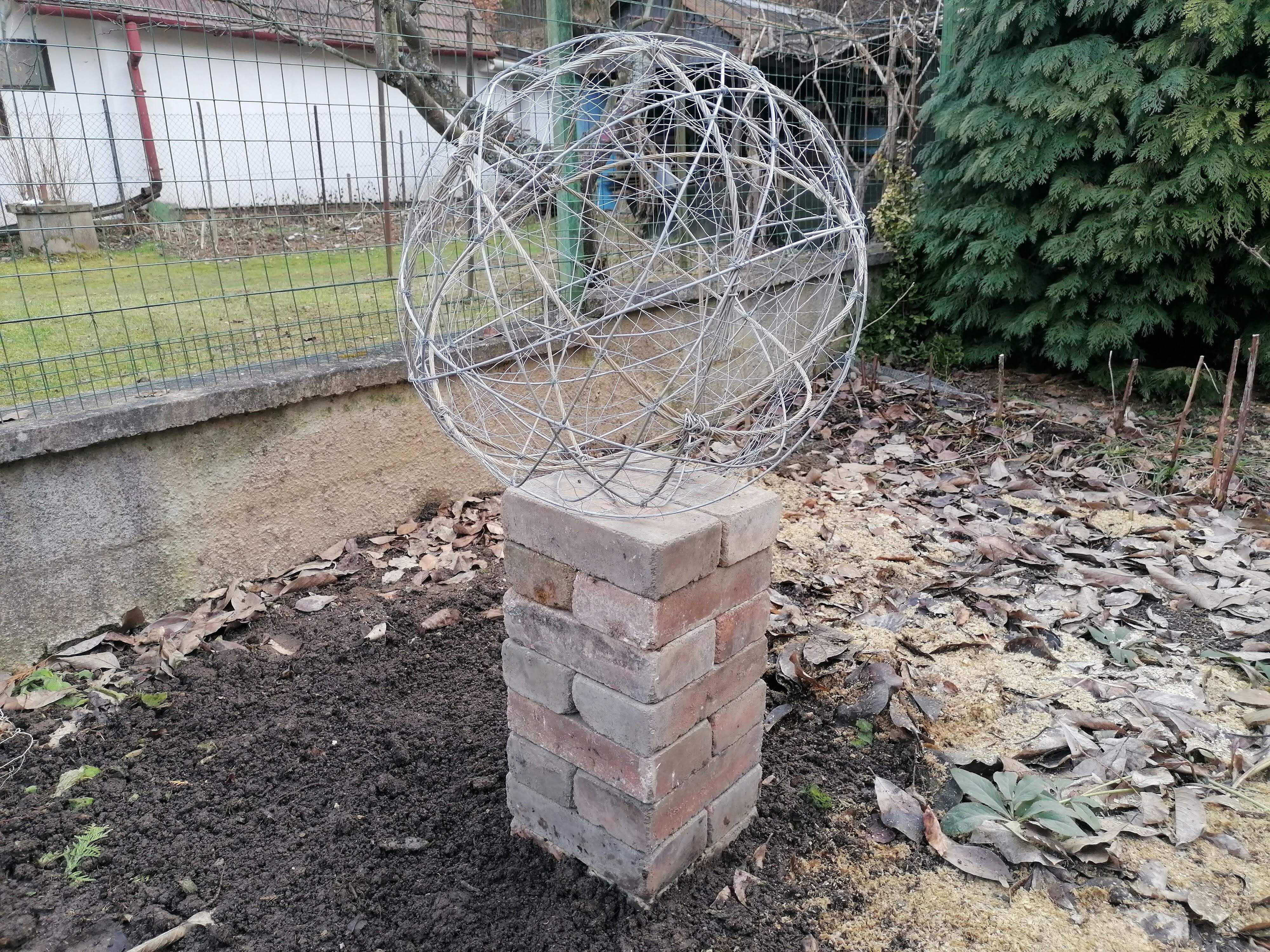 DIY: Dekorácia do záhrady - sféra