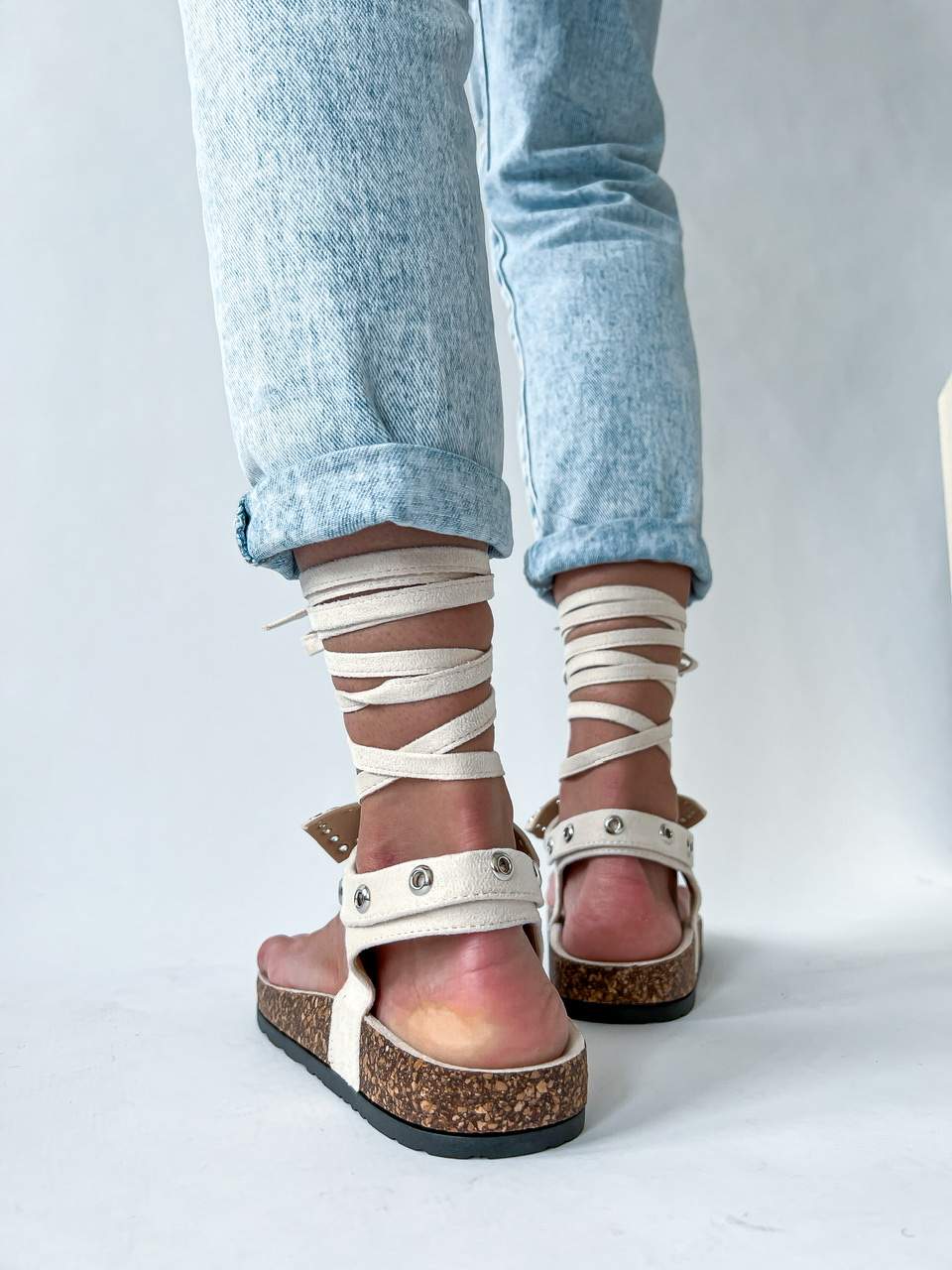 Béžové sandále YORK