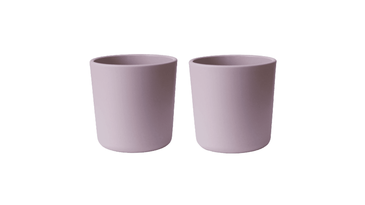 Mushie pohárik 2 ks - Soft Lilac