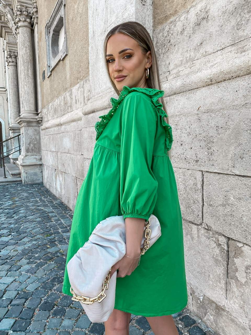 Zelené šaty KORNIE
