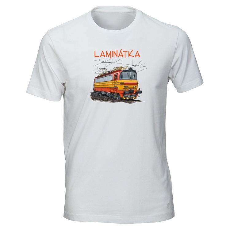 Tričko s lokomotívou Laminátka
