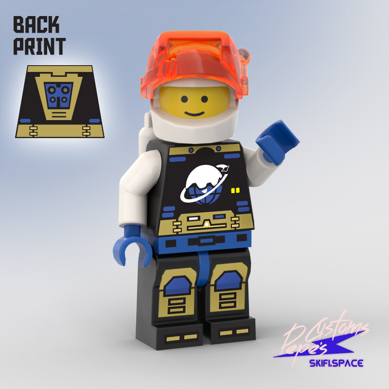 CUSTOM MINIFIGURE 7 - ICE PLANET COLONIST