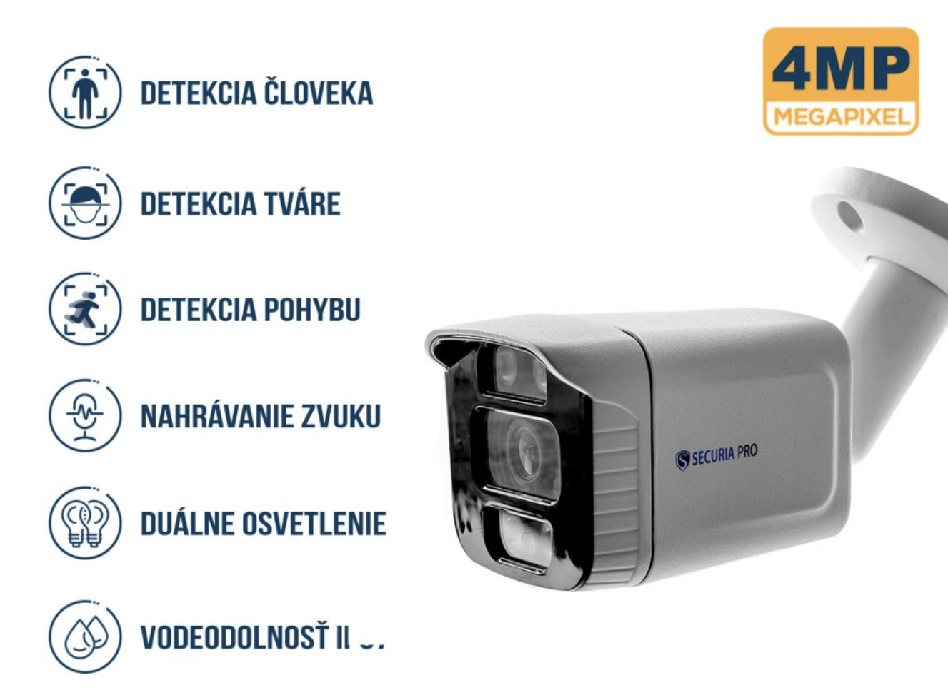 Securia Pro kamerový systém NVR4CHV4S-W smart, biely