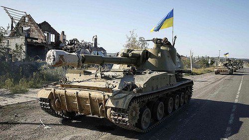 Vojna na Ukrajine - vojna delostrelectva