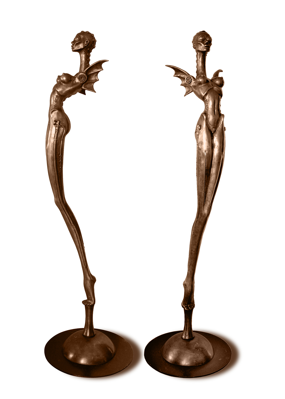 technique: bronze : 65 x 65 x 195 cm year: 2007