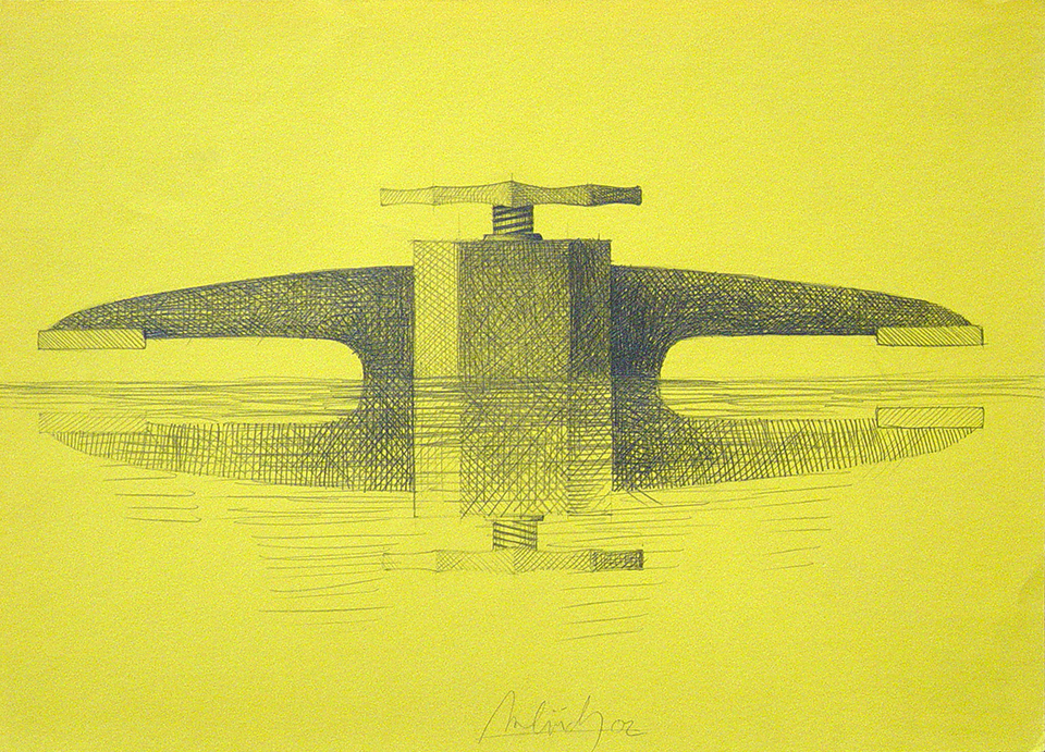 technique: pencil on paper dimension: 21 x 30 cm year: 2002