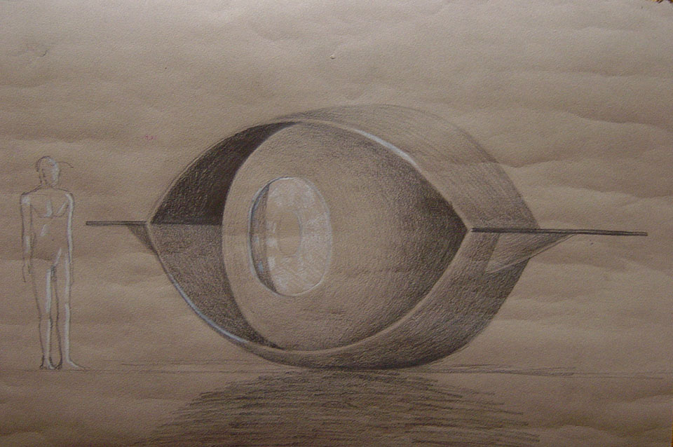 technique: pencil on paper dimension: 30 x 40 cm year: 2004